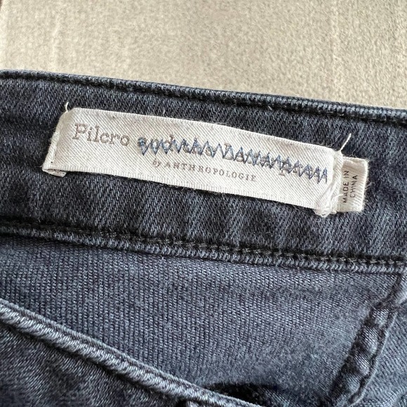 Pilcro and the Letterpress Anthropologie Jeans Women's 32 Curvy High Rise Skinny - Picture 5 of 7